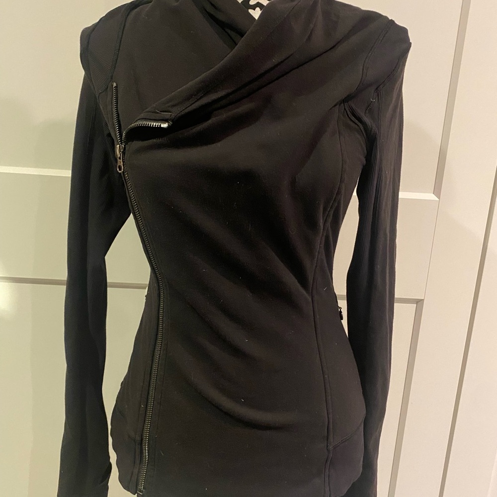 Lululemon Athletica Black Zip-Up Jacket